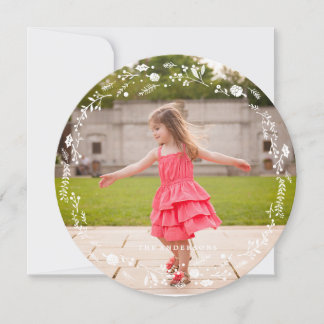 Winter Foliage Christmas Holiday Card