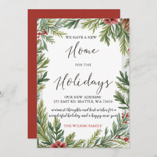 Winter Foliage New Home Holiday Moving