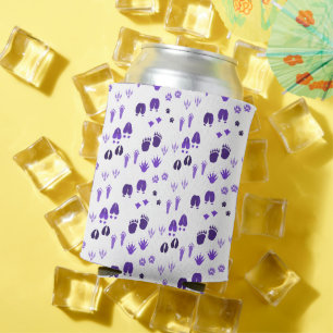 Winter Footprints Can Cooler