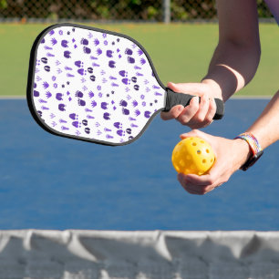 Winter Footprints Pickleball Paddle