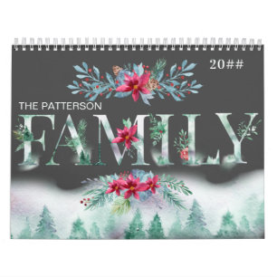 Winter Forest 2 Photos a Month 2022 Family Picture Calendar