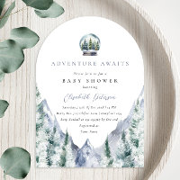 Winter Forest Adventure Boy Baby Shower