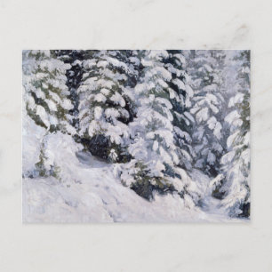 Winter Forest   Aleksander Borisov Postcard