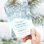 Winter Forest Baby Shower Invitation<br><div class="desc">Winter Forest Baby Shower Invitation. Matching items available.</div>