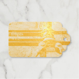 winter forest bridge gift tags