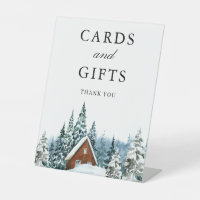Winter Forest Cabin Lodge Wedding Cards & Gifts