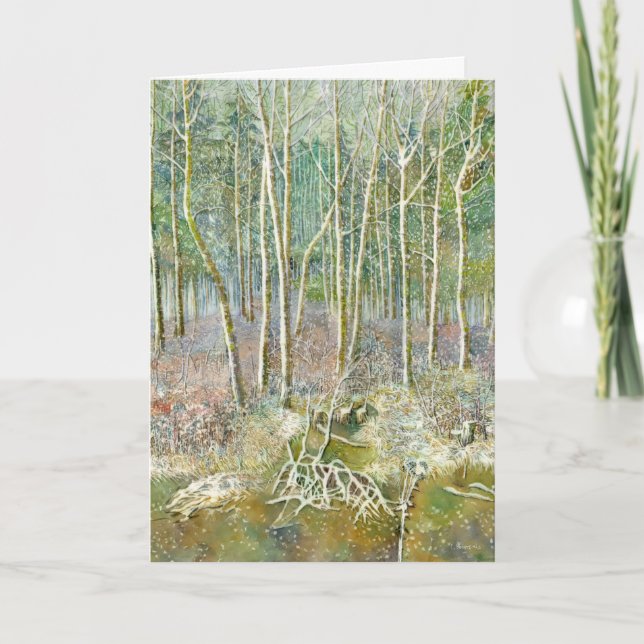 winter forest card (Front)