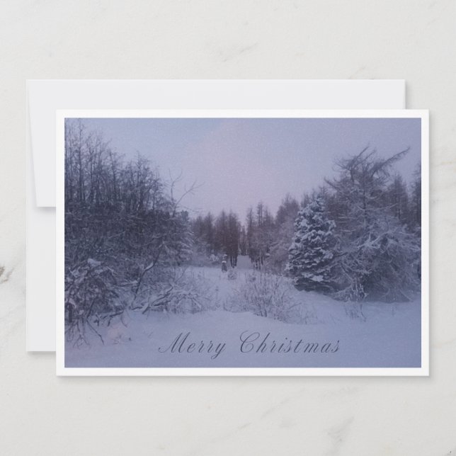 Winter Forest Christmas Card (Front)