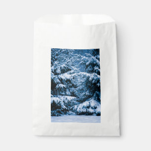 Winter Forest Christmas Tree Favour Bags