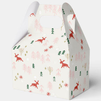 Winter forest favour box
