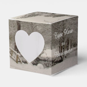 Winter Forest Gift Box Personalised Holiday Boxes