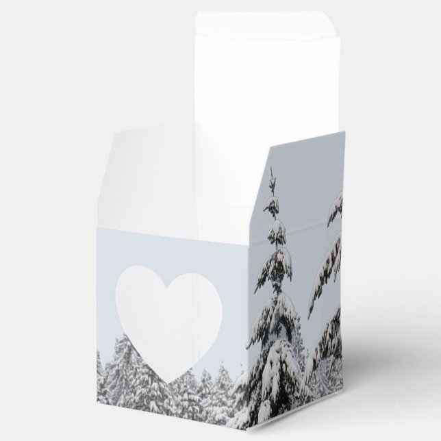 Winter Forest Gift Box Personalised Holiday Boxes (Opened)