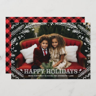 Winter Forest | Holiday Photo Card
