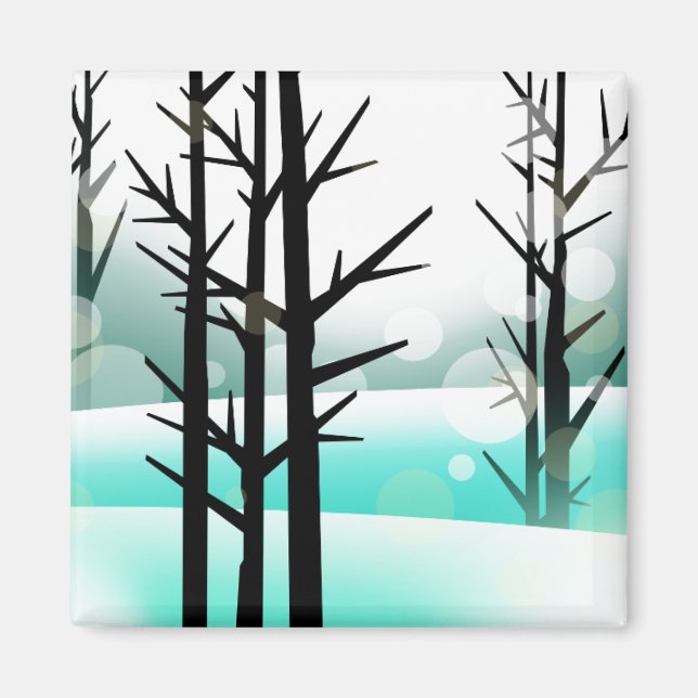 Winter Forest Magnet (Front)