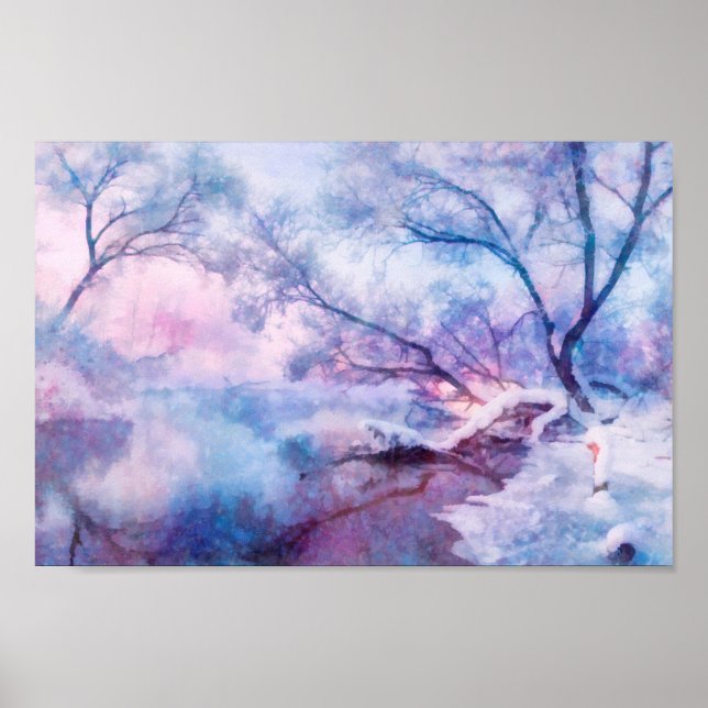 Winter Forest Poster (Front)