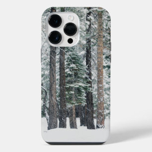 Winter Forest Snow Trees iPhone 14 Pro Max Case