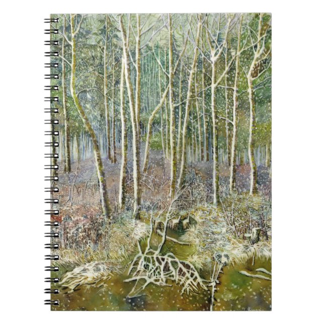 winter forest spiral notebook (Front)