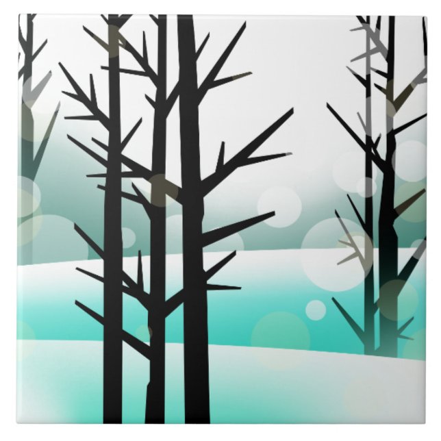 Winter Forest Tile (Front)