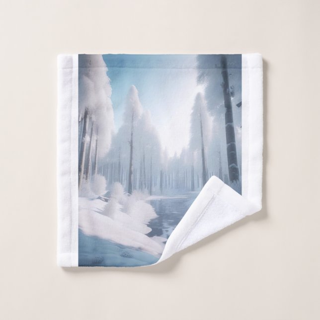 winter forest wash cloth (Wash Cloth)