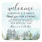Winter Forest Wedding Welcome favour thank you