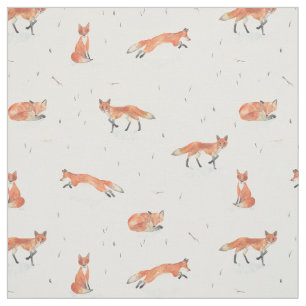Winter Fox Fabric