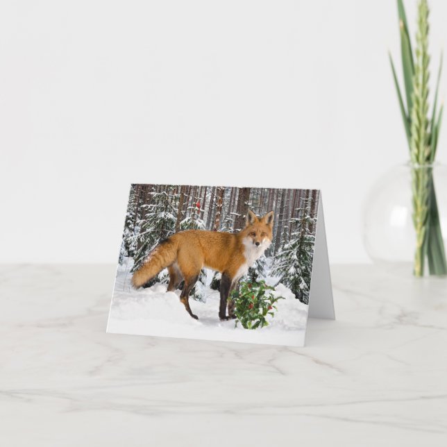 "Winter Fox" Note Card (Front)