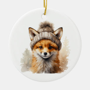 Winter Fox Ornament