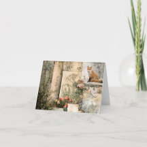Winter Fox Scrapbook Vintage Woodland
