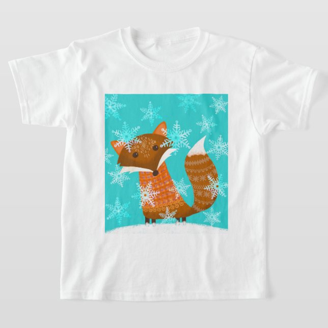 Winter Fox T-shirt (Laydown)