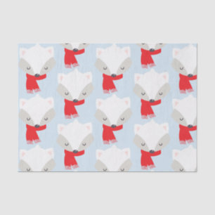Winter Fox Tissue Paper