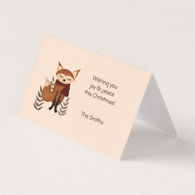 Winter Fox with Scarf (Front)