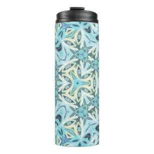 Winter Fractal Thermal Tumbler