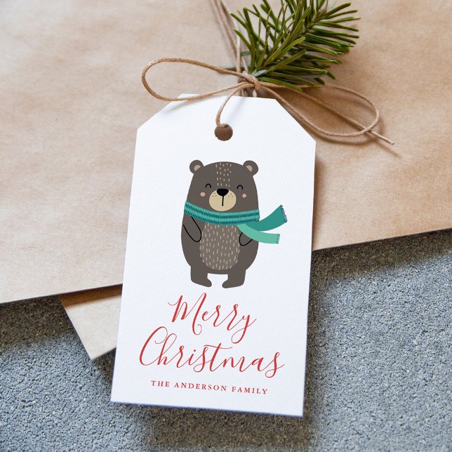 Winter Friends | Bear Holiday Gift Tags (Creator Uploaded)