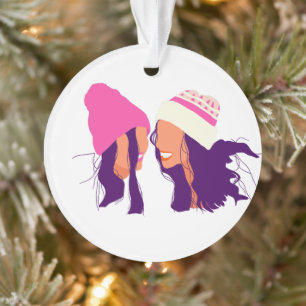 Winter Friends • Christmas Acrylic Ornament