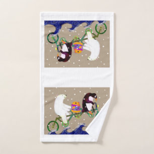 Winter Friends Hand Towel