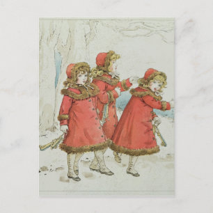 Winter' from April Baby's Book of Tunes, 1900 Postcard