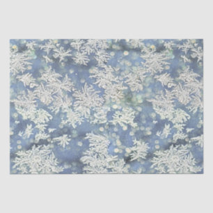 Winter Frost Abstract Photography - Bokeh Effect Tissue Paper