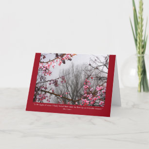 Winter fruit trees card