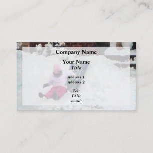 Winter Fun Business Card