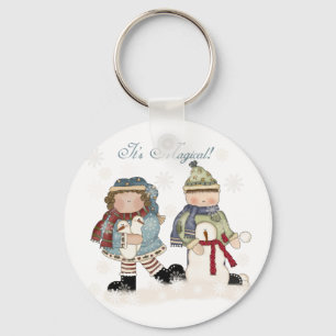 Winter Fun T-shirts and gifts Key Ring
