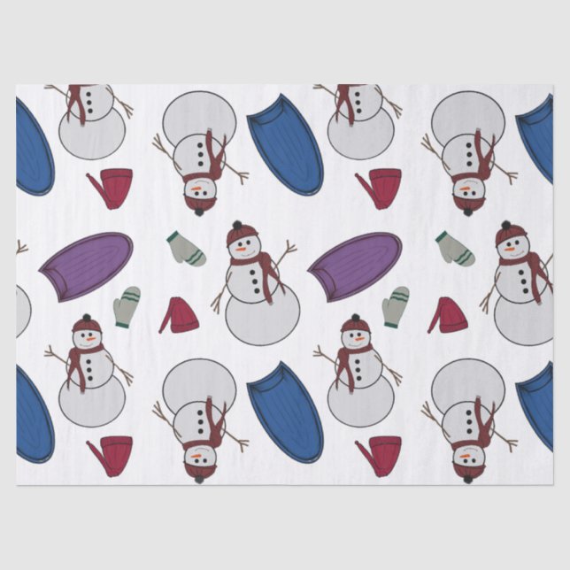 Winter Fun Wrapping Paper (Front)