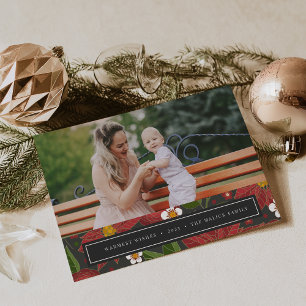 Winter Garden   Christmas Photo Card