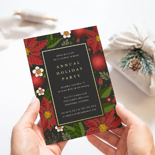 Winter Garden Corporate Holiday Party Invitation