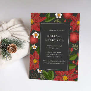 Winter Garden   Holiday Cocktail Party Invitation