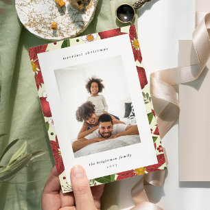 Winter Garden   Holiday Photo Card