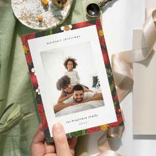Winter Garden Holiday Photo Card