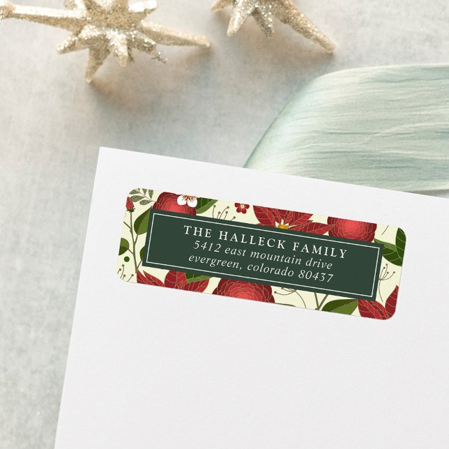 Winter Garden Return Address Label (Creator Uploaded)
