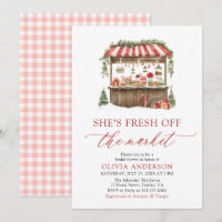 Winter Gingham Fresh Off The Market Bridal Shower