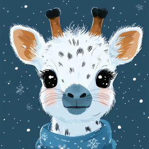Winter Giraffe Charm iPhone / iPad case