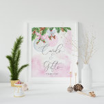 Winter Girl Baby Shower Cards and Gifts Poster<br><div class="desc">Winter Girl Baby Shower Cards and Gifts Poster. Matching items available.</div>